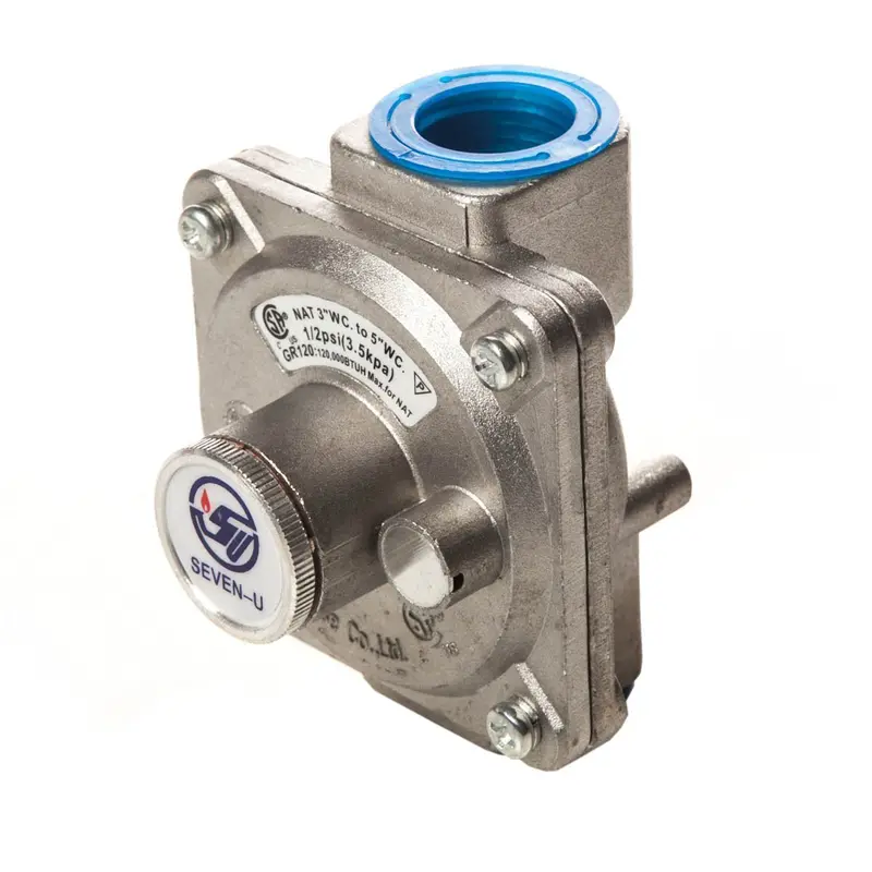 1/2-Inch Natural Gas Regulator Rated For 120,000 Btu Applications 1
