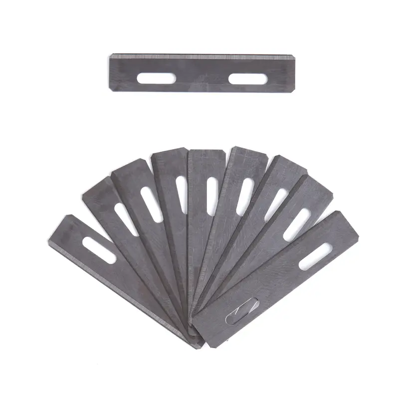 10-Pack Stainless Steel Safety Blades For Controlled Cutting Tasks 1