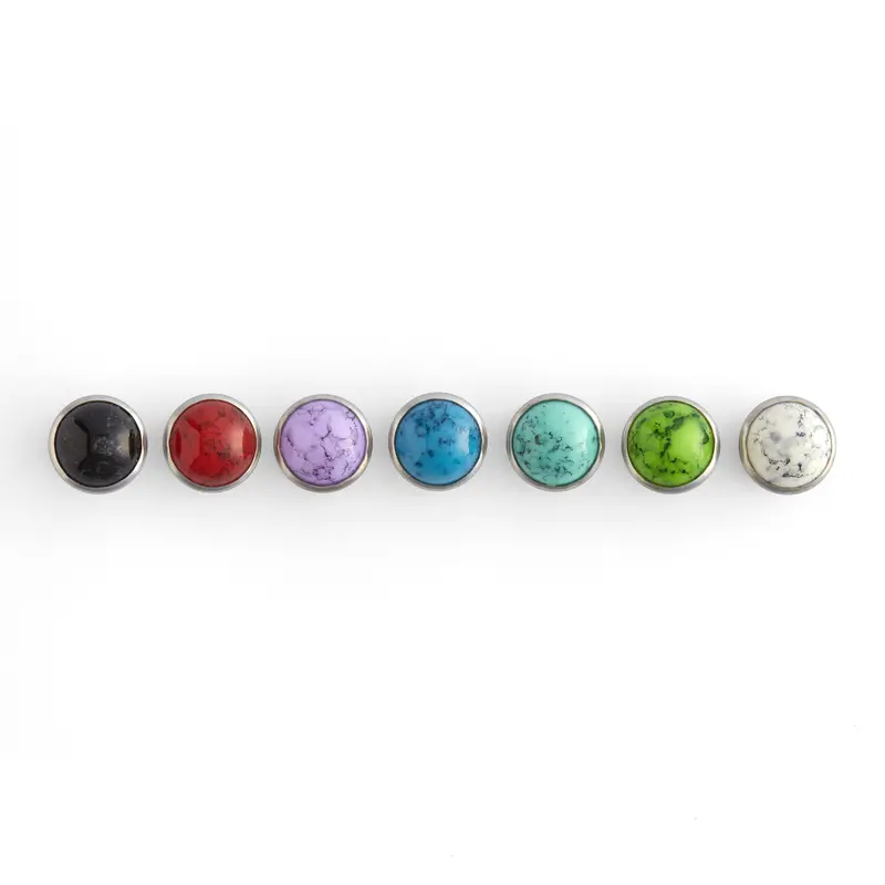 10-Pack Synthetic Stone Dome Rivets For Decorative Fastening 1