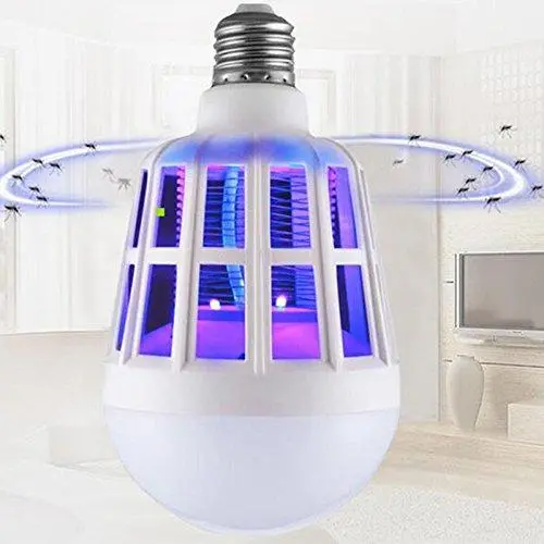 2-In-1 Led Bug Zapper Light Bulb – E27 Base, 15W Mosquito & Insect Killer For Indoor And Outdoor Use 1