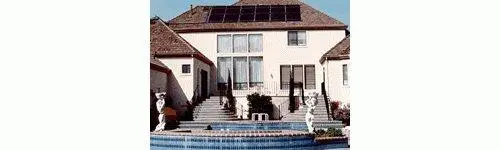 36-Foot Solar Swimming Pool Heating System – Complete Installation Kit With Roof Mounting Hardware And Flow Control Valve 1