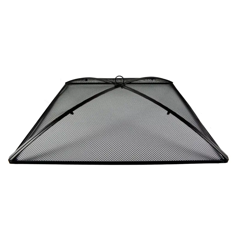 36-Inch Square Spark Guard – Fire Pit Screen For Safe Outdoor Fire Use 1