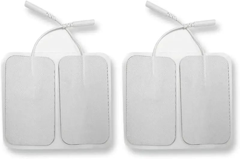 4-Pack Large-Surface Tens Electrode Pads (4" X 2") – Medical-Grade Adhesion 1