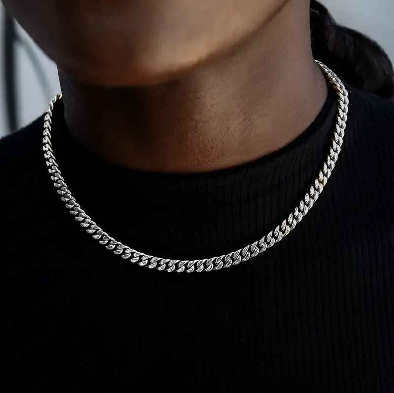 6Mm White Gold Gld Signature Cuban Bracelet 1