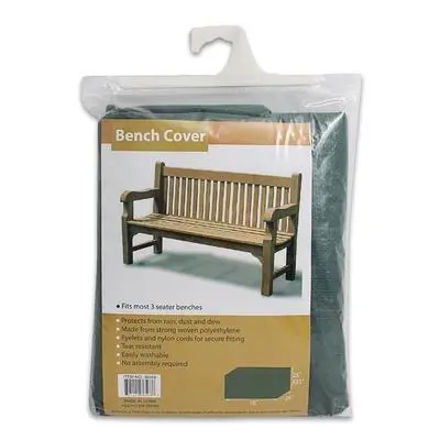 78-Inch Polyethylene Dark Green Bench Cover – Heavy-Duty Weatherproof Outdoor Shield 1