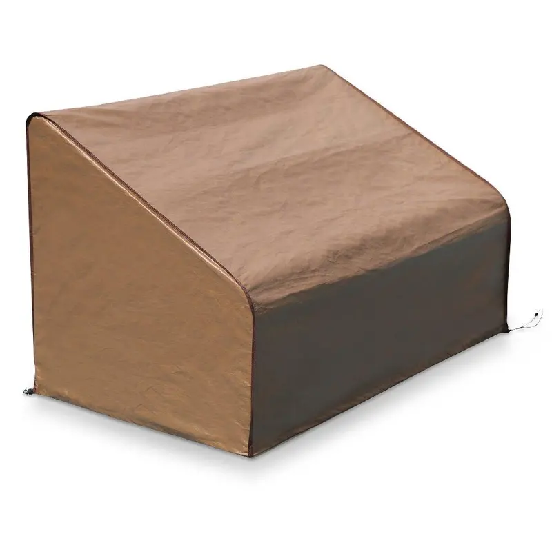 Abba Patio Water-Resistant Bench & Loveseat Cover – 53"L × 31"W × 33"H, Brown 1