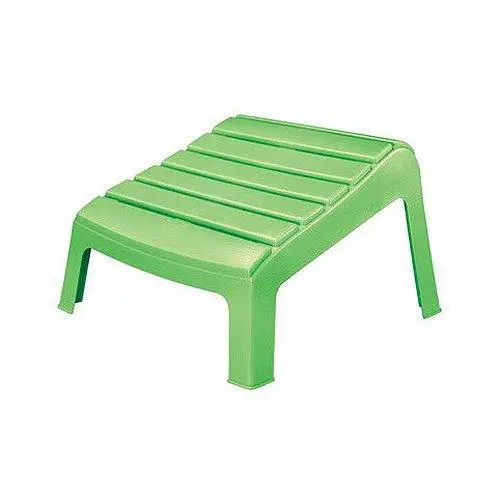Adams Adirondack Ottoman In Summer Green – Handcrafted Wood Accent Piece For Patios And Decks 1