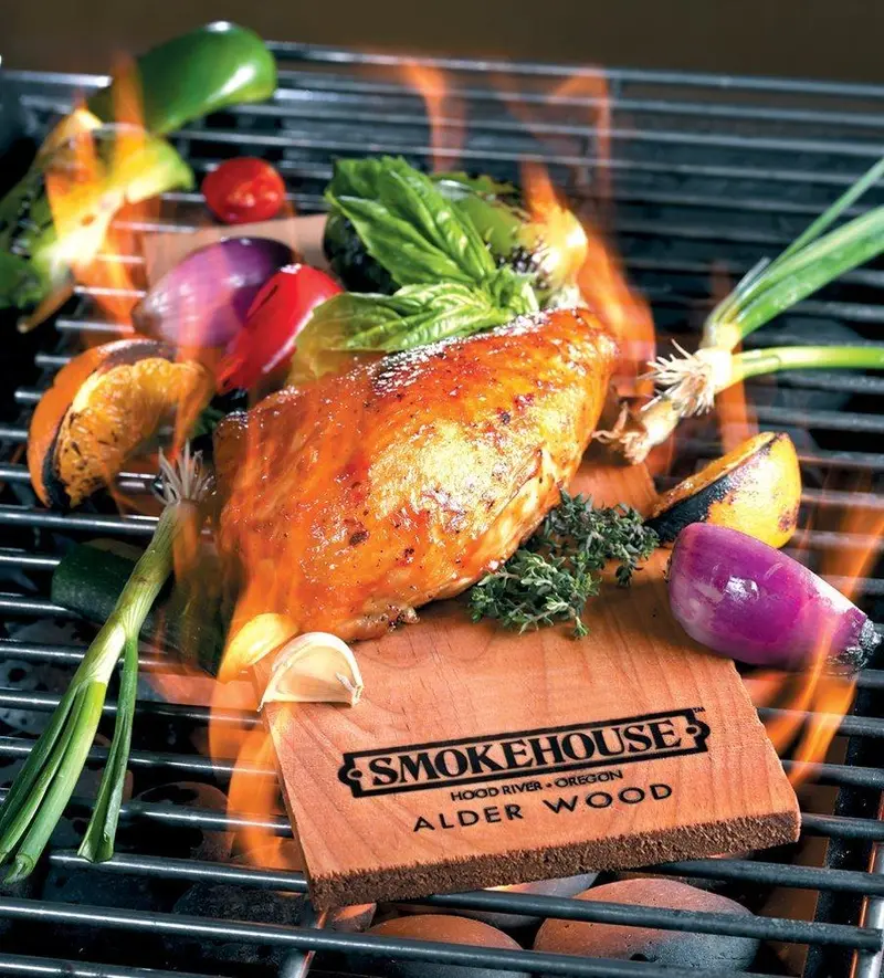 Alderwood Grilling Planks – Natural Wood Smoking Planks For Charcoal Or Gas Grills, 3-Pack 1