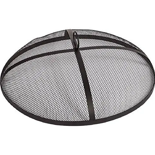 Alpine Flame 19-Inch Round Mesh Spark Screen For Compact Fire Pits 1