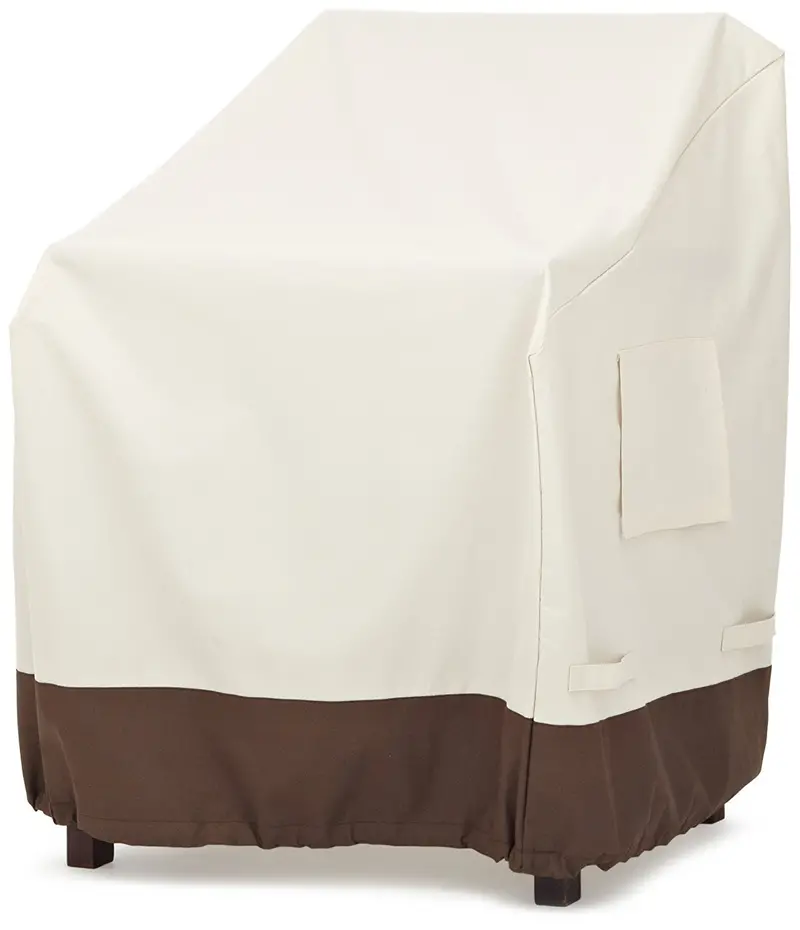 Amazonbasics Patio Dining Armchair Covers (Set Of 2) – Weather-Resistant Outdoor Furniture Protection 1