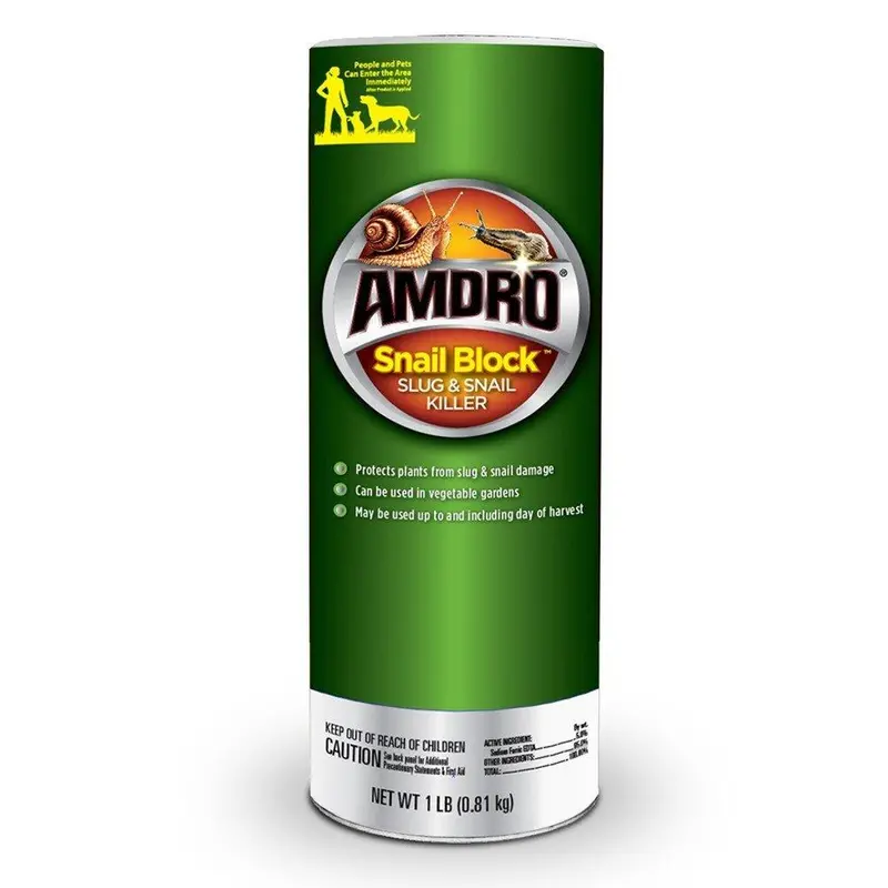 Amdro Snail Block Granular Bait – 1-Pound Container For Effective Slug And Snail Control 1
