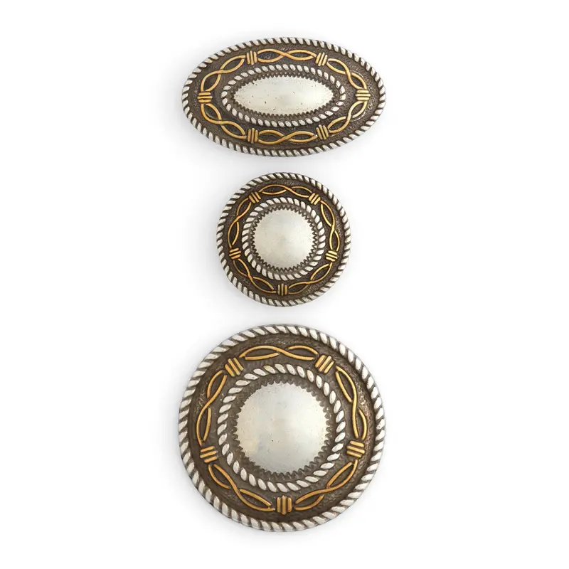 Angel Fire Pattern Conchos For Southwestern Leather Designs 1