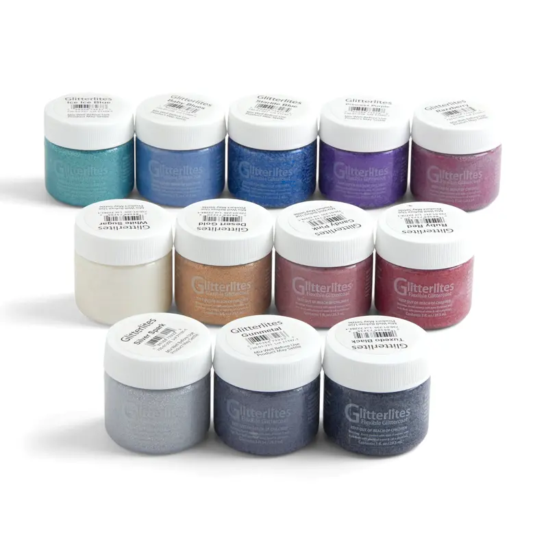 Angelus Glitterlites Metallic Leather Paint Set 1
