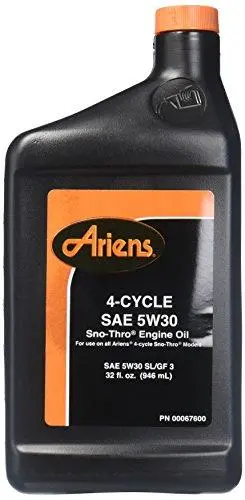 Ariens 5W30 Winter Oil – 32 Oz Synthetic Blend For 4-Cycle Engines 1