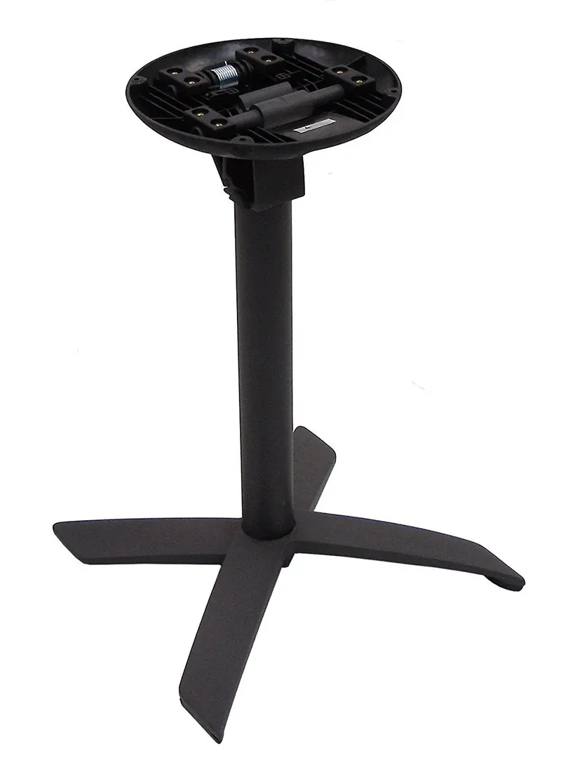 Atc Aspen Flip-Top Nesting Table Base – Powder-Coated Cast Aluminum (27" X 27" X 28") 1