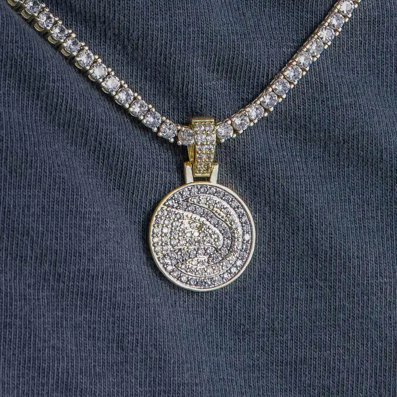 Atlanta Hawks Tiny Logo Pendant – Official Nba Licensed Jewelry 1