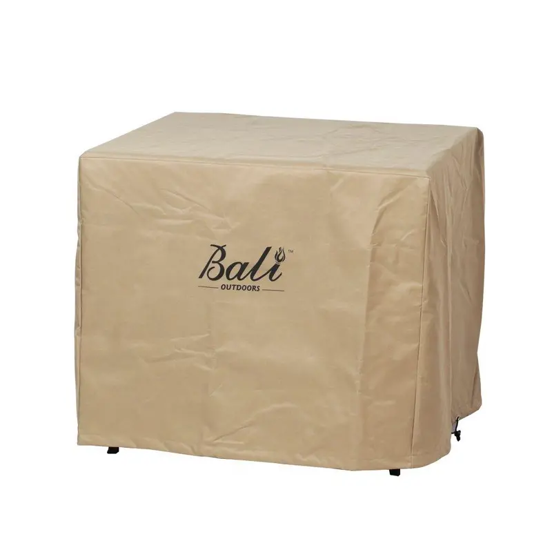 Bali Outdoors Square Fire Pit Cover – Durable Brown Weatherproof Cover For 30.7" W × 17.3" H Gas Fire Features 1