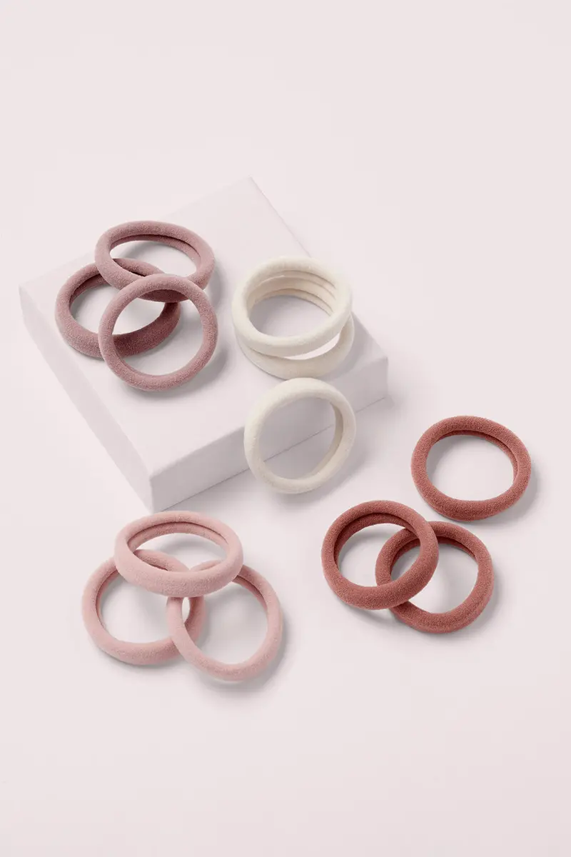 Ballerina-Style Elastic Hair Ties – 12-Pack 1
