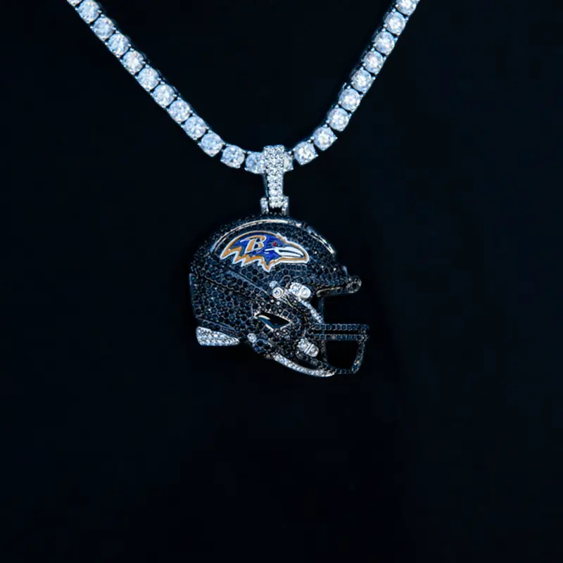 Baltimore Ravens 2025 Nfl Helmet Pendant – Licensed Replica Accessory 1