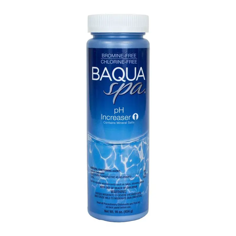 Baqua Spa Ph Increaser With Mineral Salts – 16-Ounce Balanced Alkalinity Booster For Hot Tubs & Spas 1