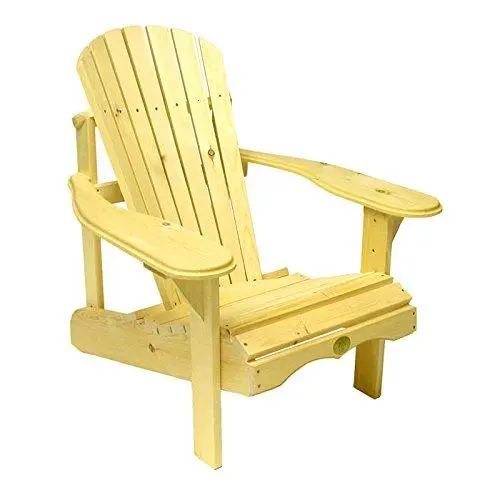 Bear Chair Bc201P Unassembled Pine Adirondack Chair Kit 1