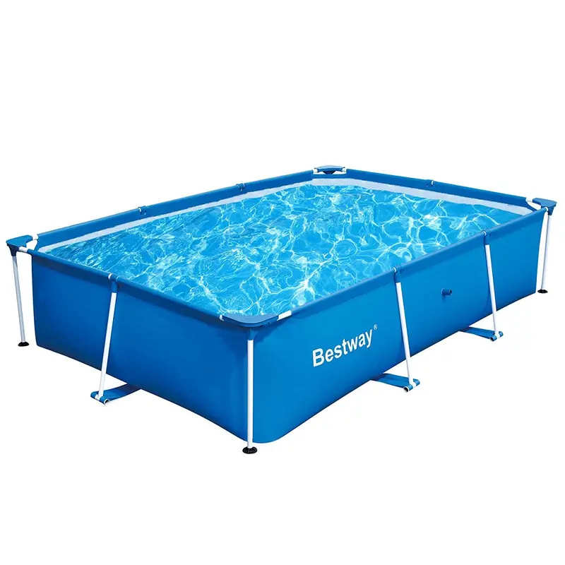 Bestway Deluxe Splash Frame Kids’ Swimming Pool – 118 X 79 X 26 Inches, 871-Gallon Capacity 1