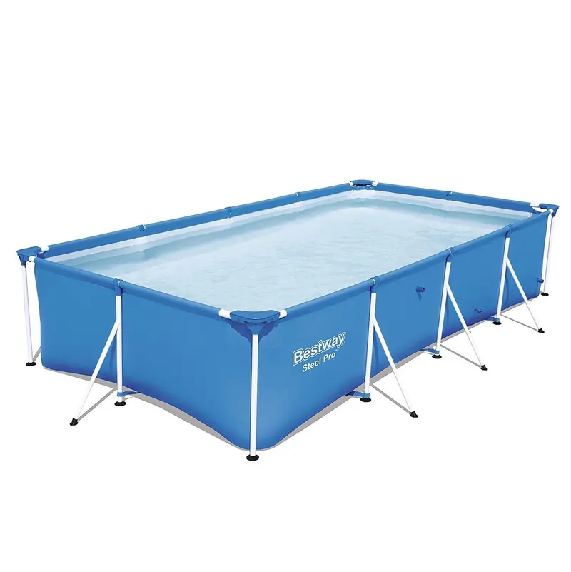 Bestway Steel Pro Rectangular Frame Pool – 157" × 83" × 32" Above-Ground Swimming Pool Kit 1