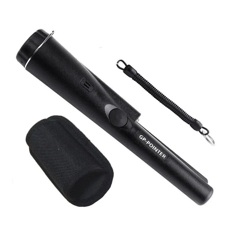 Black Ip65 Waterproof Pinpointer Metal Detector – Handheld Treasure Hunting Tool With Vibration & Buzzer Alerts 1