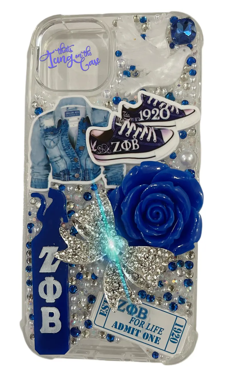 Blue Jeans & Sneakers Sorority Snap Case For Standard Iphone 14 With Durable Bumper Guard 1