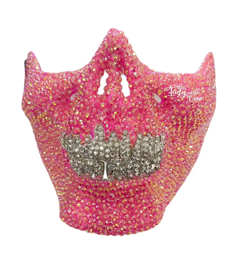 Bold 'Pinkie Promise' Face Mask – Tailgate, Sorority, Fright Night & Year-Round Use 1