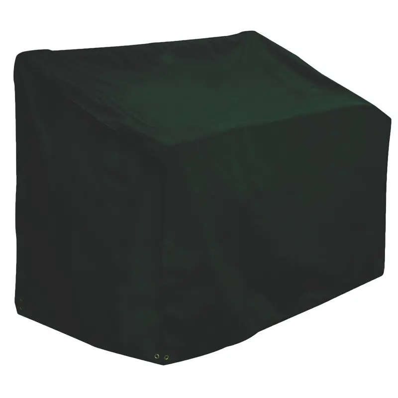 Bosmere C605 Two-Seat Bench Cover – 53" L × 26" D × 35" H Back × 25" Front, Forest Green 1