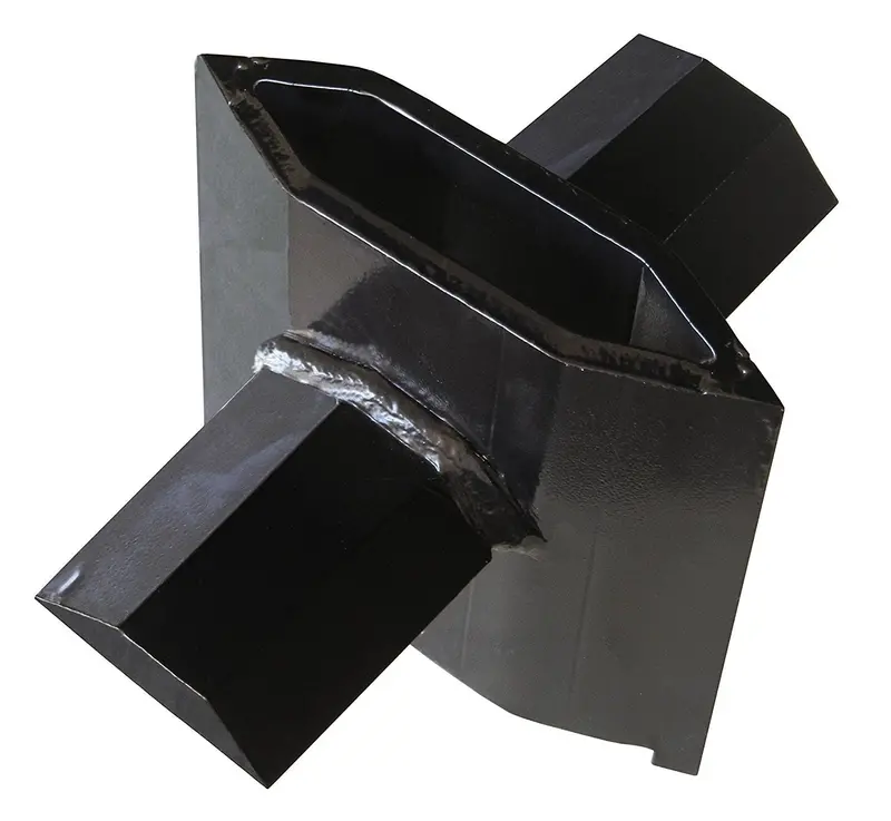 Boss Industrial Cw-D2 4-Way Splitting Wedge – Heavy-Duty Cross-Grain Log Splitter Accessory 1