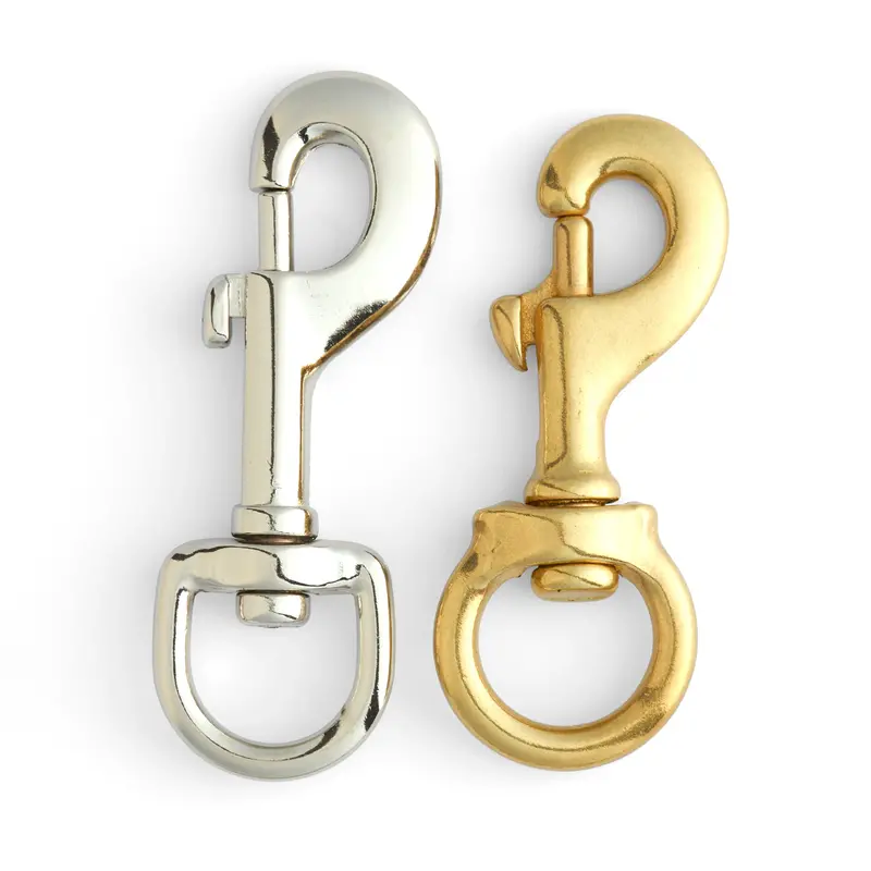 Brass Swivel Eye Bolt Snap Hooks For Adjustable Straps And Gear 1