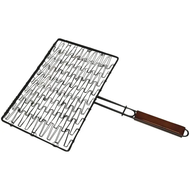 Brinkmann Flexible Steel Grilling Basket – Heavy-Duty Wire Mesh Design For Even Heat Distribution 1