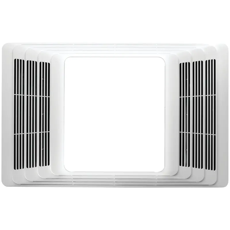 Broan 80 Cfm Bathroom Exhaust Fan With Integrated Heater And Light – 2.0 Sone Quiet Operation 1