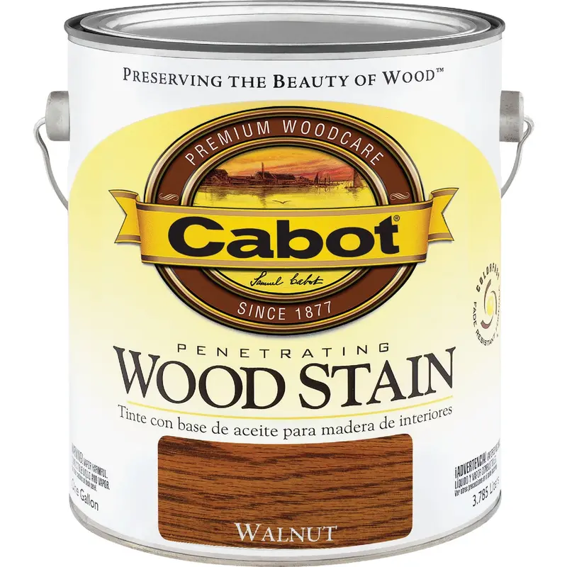 Cabot Penetrating Wood Stain – Walnut Color, 1-Gallon Container 1