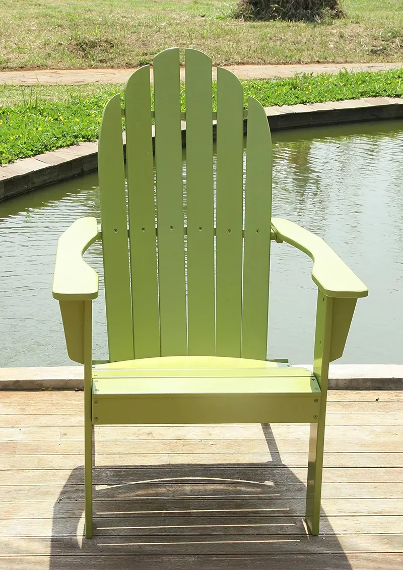 Cambridge Casual Bentley Adirondack Chair – Polywood-Style Green (Amz-240252G) 1
