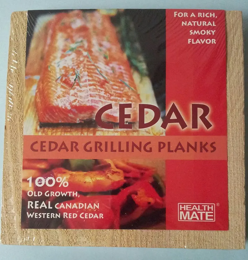 Cedar Grilling Planks – 5.75" X 5.75" Premium Western Red Cedar Pack Of 2 1