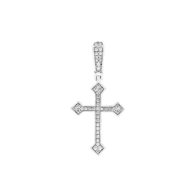 Celtic Cross Pendant In Oxidized Silver With Rope Edge Detail 1