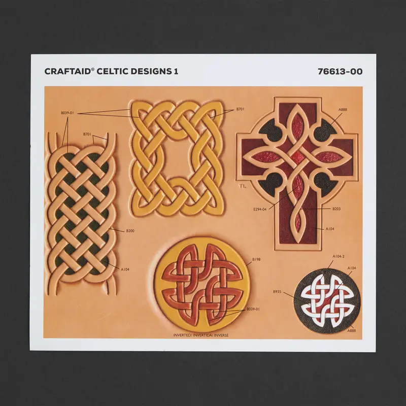 Celtic Leathercraft Pattern Set #1 1
