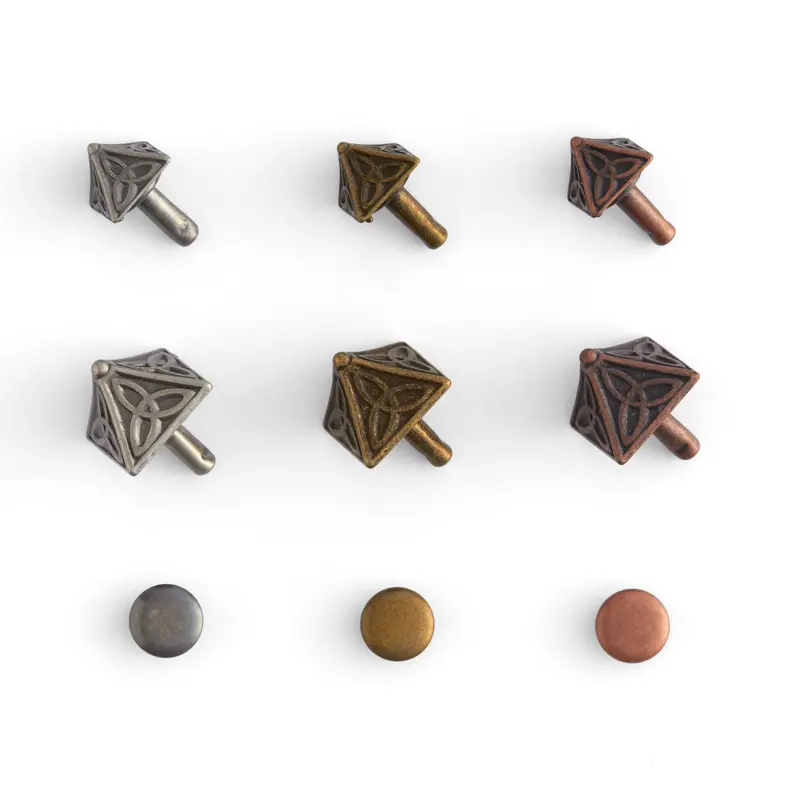 Celtic Pyramid Rivets (6-Pack) 1
