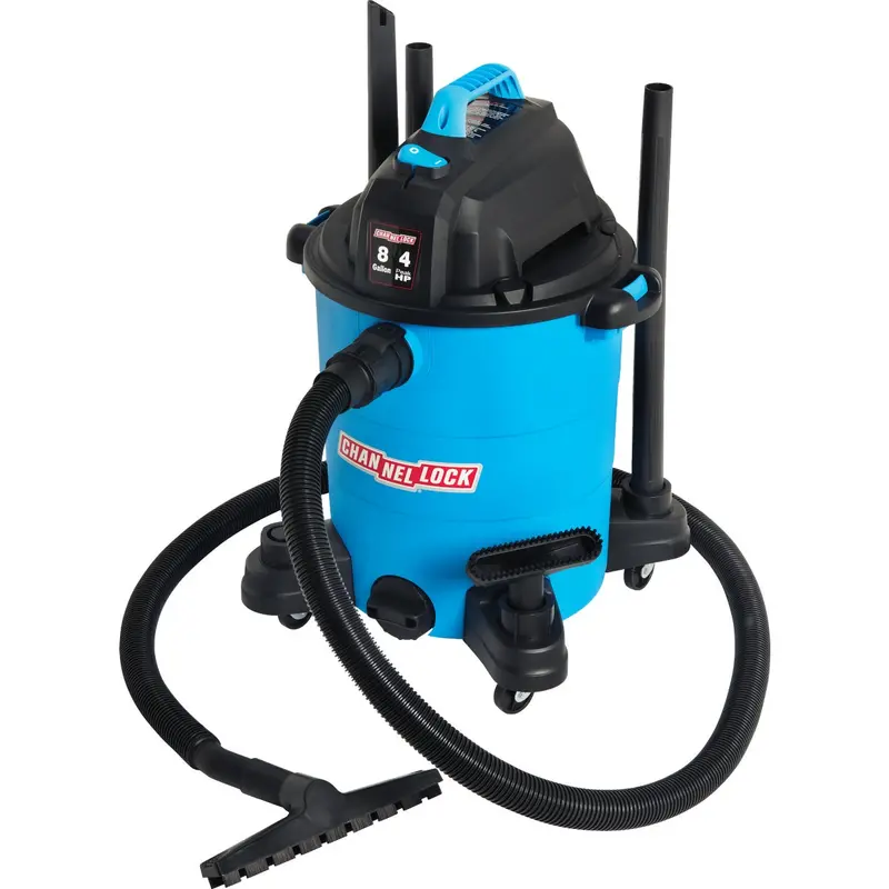 Channellock Wet/Dry Vacuum – 8-Gallon Capacity, 4.0 Peak Hp Motor 1