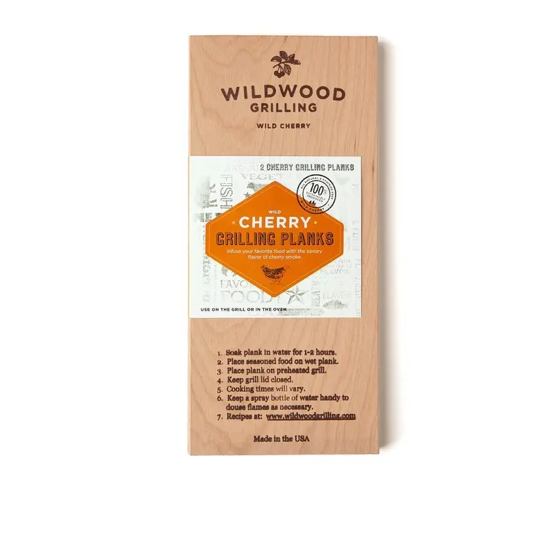Cherry Wood Smoking Planks – 5" X 11" Pair For Grilling And Flavor Infusion 1