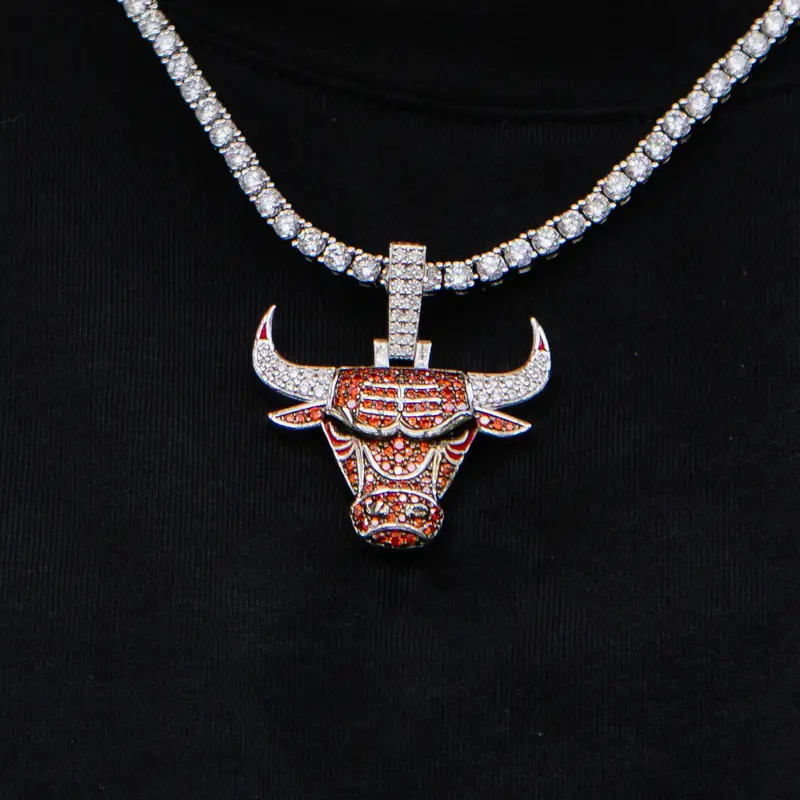 Chicago Bulls Nba Official Logo Pendant 1
