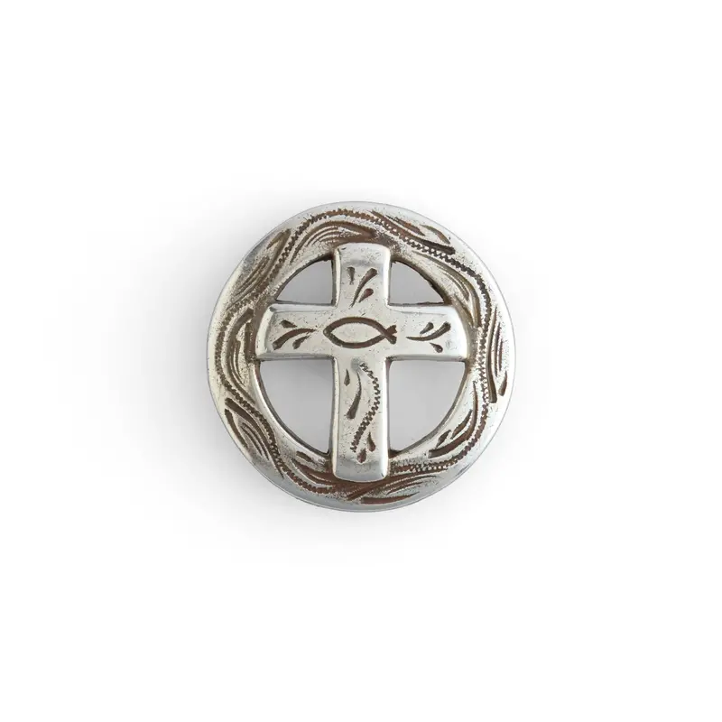 Christian Cross Design Concho 1