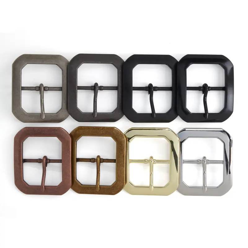 Clipped-Corner Western-Style Belt Buckle 1