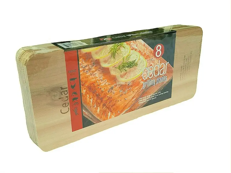 Coastal Cuisine Cedar Grilling Plank Set – 8 Planks (2-Pack) For Smoked & Infused Cooking 1
