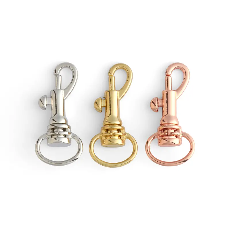Compact Mini Swivel Snaps For Lightweight Leather Applications 1