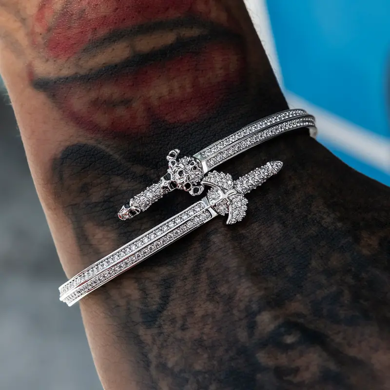 Contrast-Themed Good And Evil Bracelet – Matte & Shiny Finish 1
