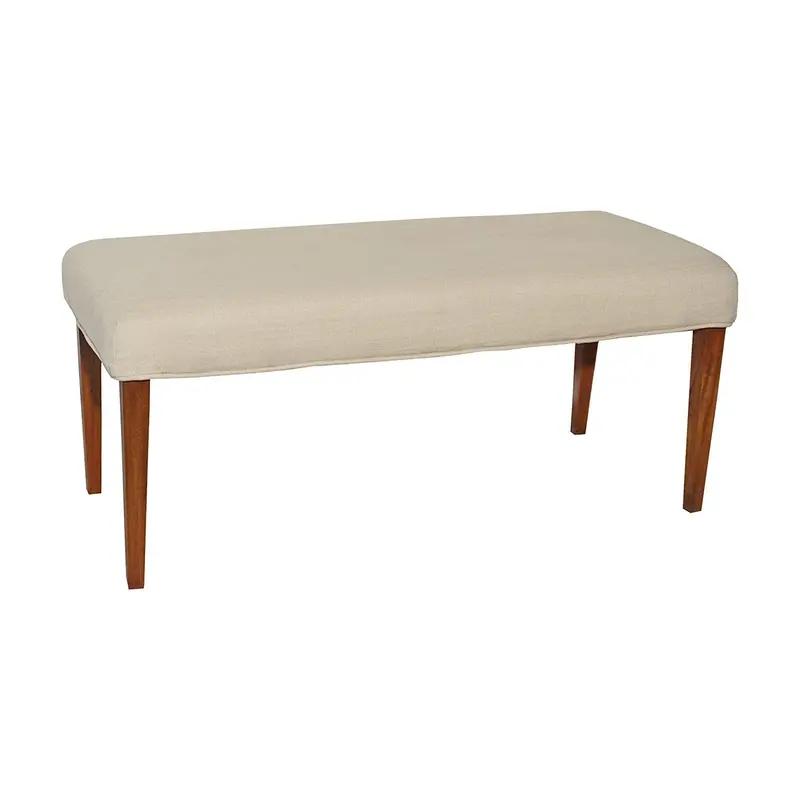 Couture Covers Double Bench Protector – Light Cream Weather-Resistant Fabric Cover 1